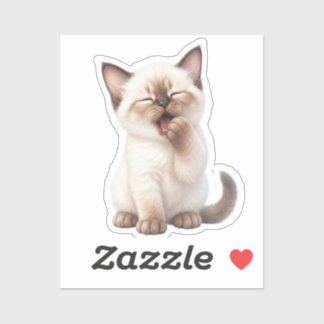 Adesivo Pegatina Gatito Kawaii Adorable