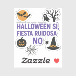 Adesivo Pegatina Halloween para introvertidas