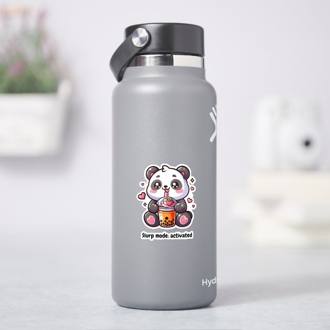 Adesivo Pegatina Osito Panda Boba Tea (HidroFlask)