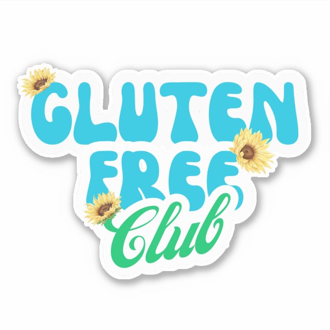 Adesivo Pegue o Clube Gratuito Gluten (Frente)