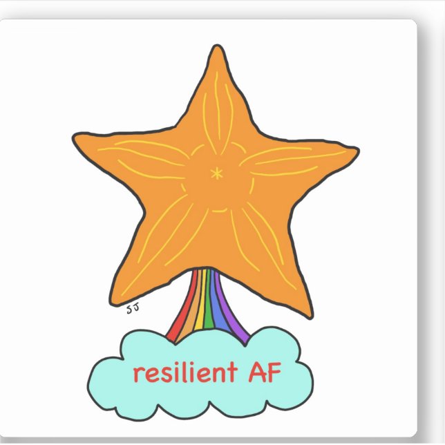 Adesivo Peixe-estrela (Frente)