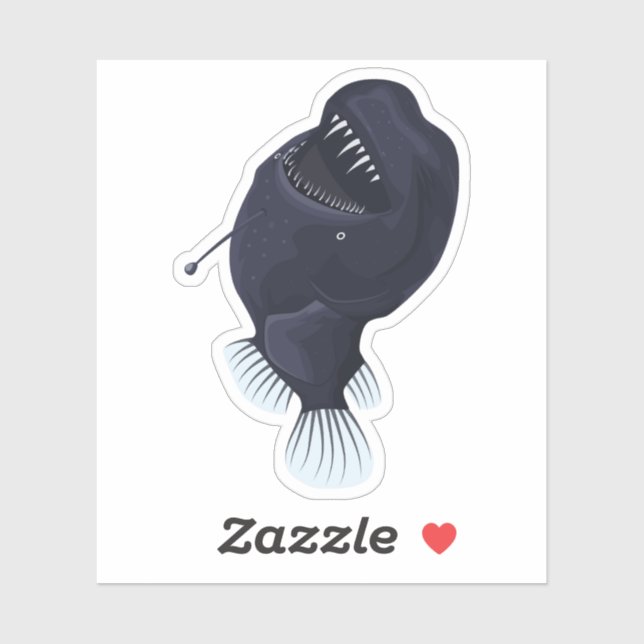 Adesivo Peixes-Anglas chegando à superfície (Folha)