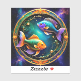 Adesivo Peixes Dígitos Zodiac, Zodiac Celestial