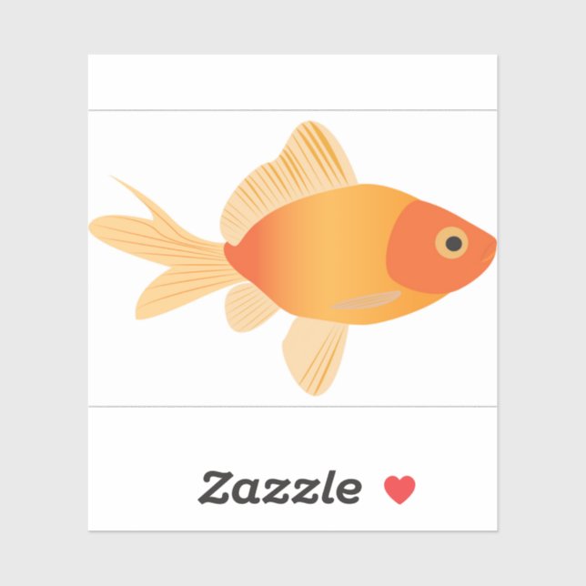 Adesivo Peixes dourados (Folha)