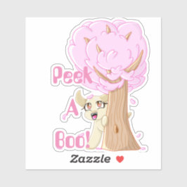 Adesivo Pek-A-Boo Puppy Vinil Sticker!!