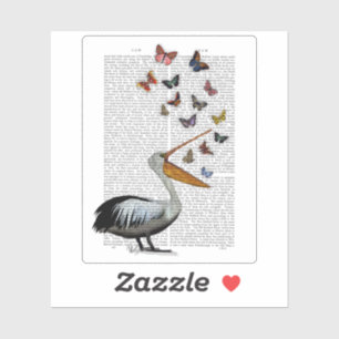 Adesivo Pelican & Butterflies