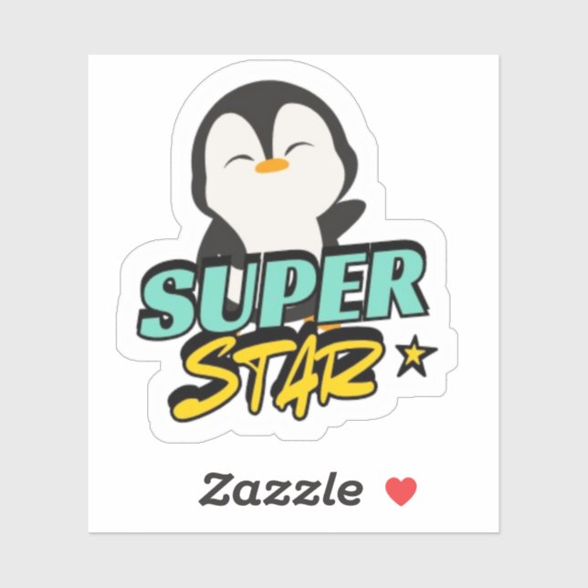 Adesivo Penguin Die Sticker (Folha)
