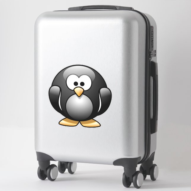 ADESIVO PENGUIN STICKER, EXTRA GRANDE DECAL (Mala)
