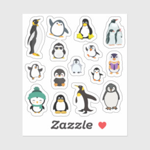Adesivo Penguin Stickers