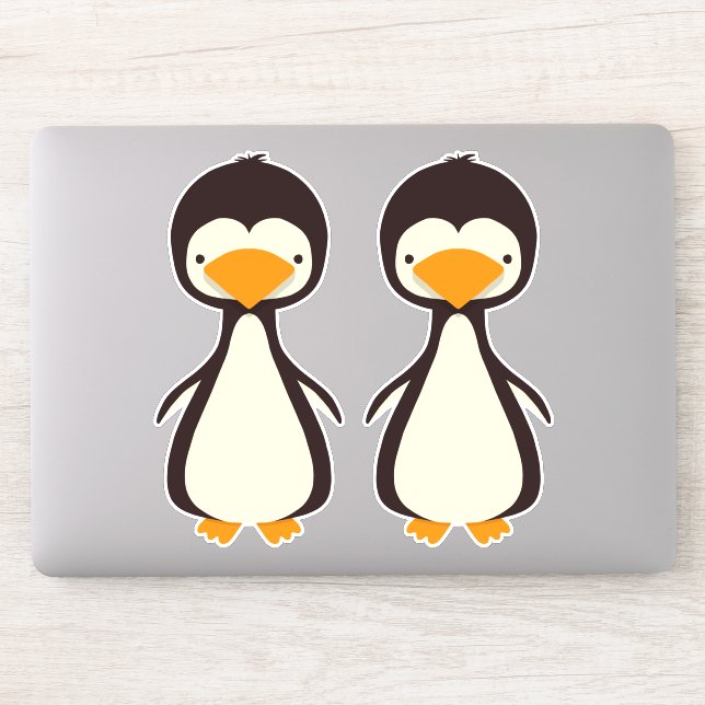 Adesivo Penguins Sticker (Computador)