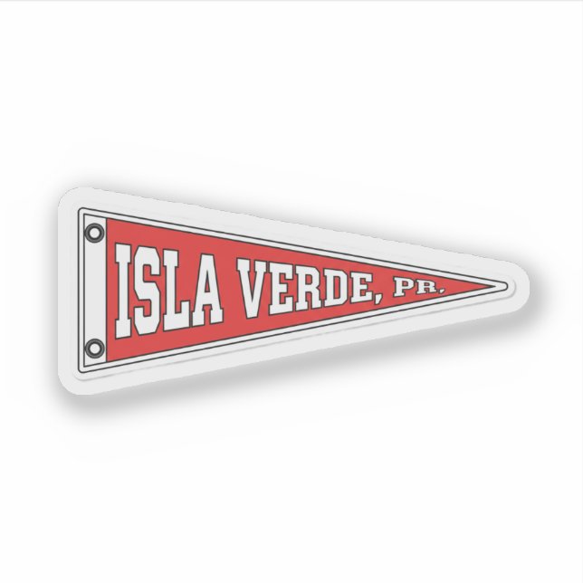 Adesivo Pennant of Isla Verde, Puerto Rico (Frente)