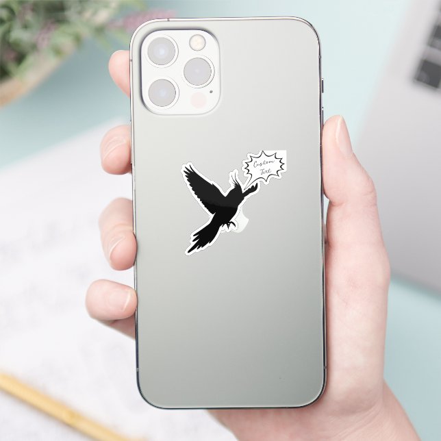 Adesivo Pensamentos Voadores: Laptop Personalizado da Cock (Telefone)