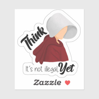 Adesivo Pensar ainda não é ilegal