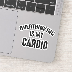Adesivo Pensar É Meu Cardio