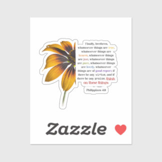 Adesivo Pense nestas coisas