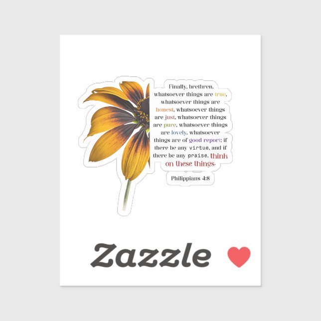 Adesivo Pensem nestas coisas (Folha)