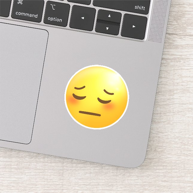 Adesivo Pensive Face Emoji (Detalhe)