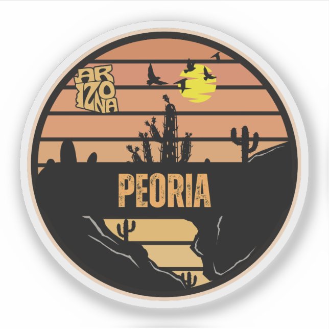 Adesivo Peoria, Arizona (Frente)