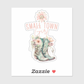 Adesivo Pequena Cidade - Campo Boho Vibe