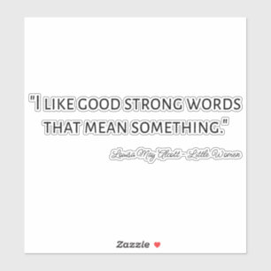 Adesivo Pequena Citação de Mulheres IV - Estilo Clássico