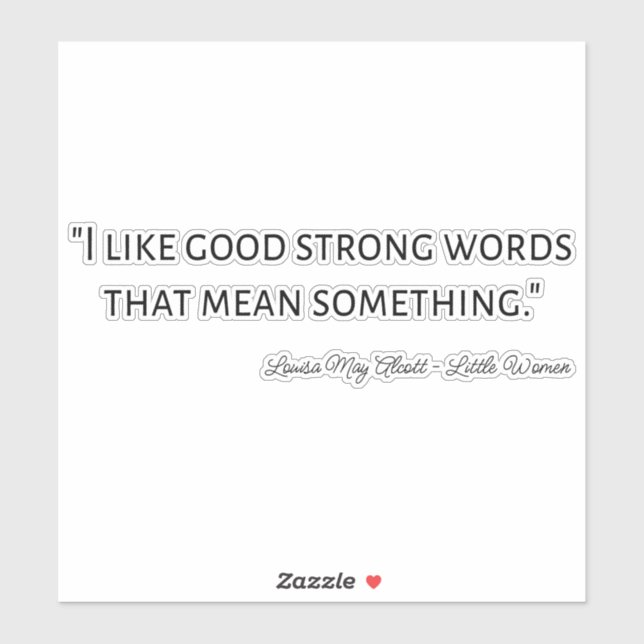 Adesivo Pequena Citação de Mulheres IV - Estilo Clássico (Folha)