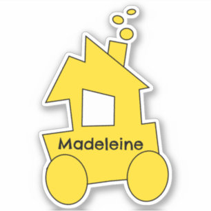 Adesivo Pequena Festa de aniversário do comboio