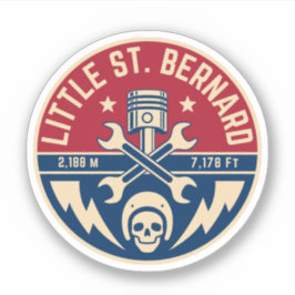 Adesivo Pequena Rua Bernard Passou francês itália em moto