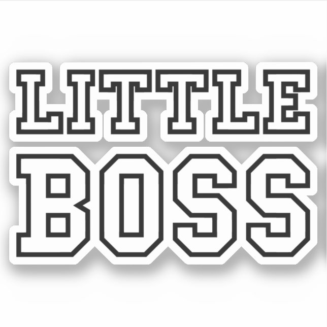 ADESIVO PEQUENO CHEFE (Frente)