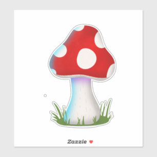 Adesivo Pequeno Cogumelo