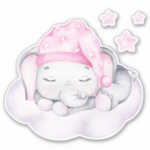 Adesivo Pequeno Elephant Cute Animal Sticker