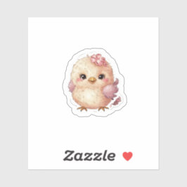 Adesivo Pequeno pássaro com arco