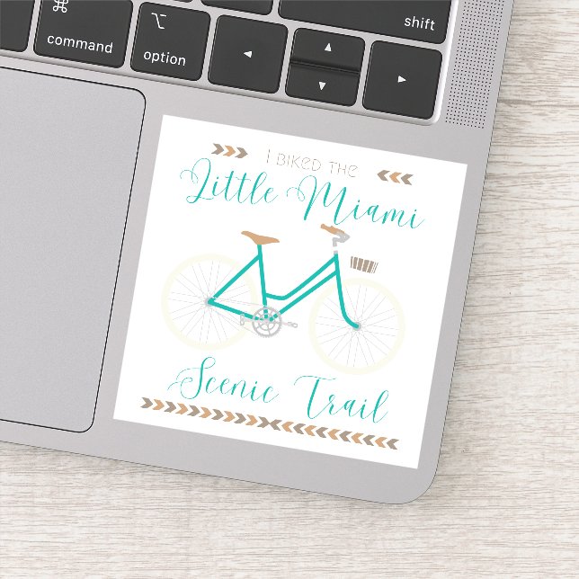 Adesivo Pequeno Vinheta de 3"x3" do Caminho Cênico de Miam (Detalhe)