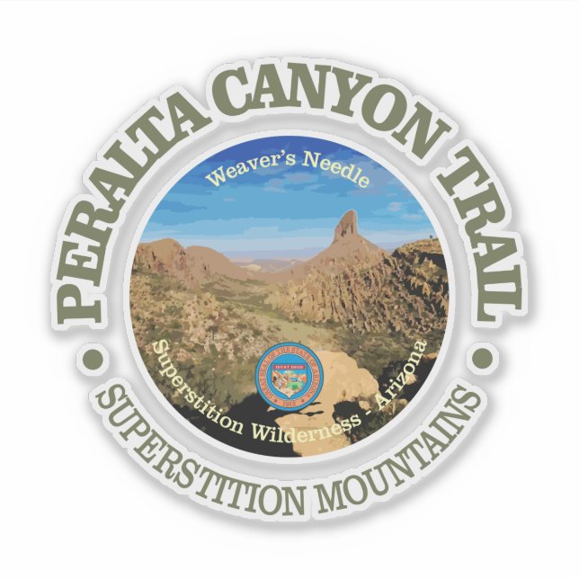 Adesivo Peralta Canyon Trail (Frente)
