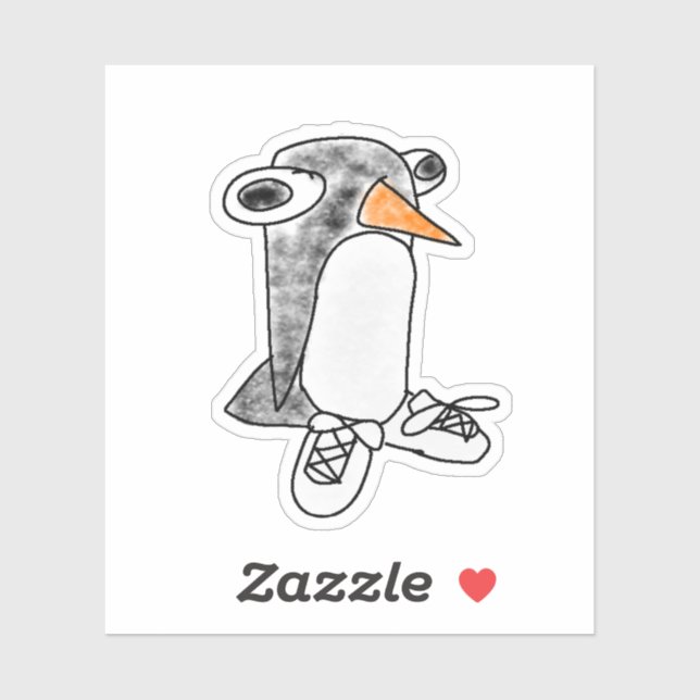 Adesivo Percy Penguin Die-Cut Vinyl Sticker (Folha)