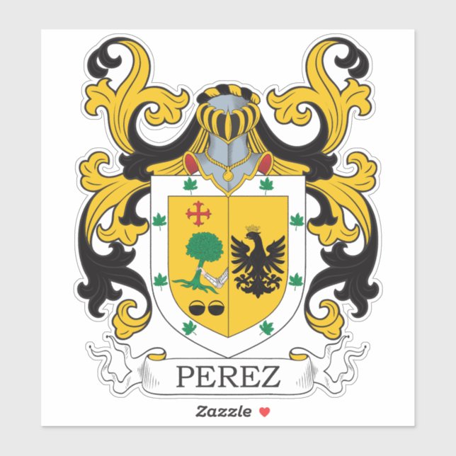 Adesivo Perez Family Crest (Folha)