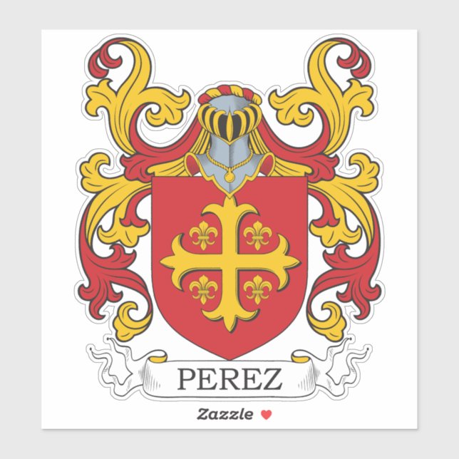 Adesivo Perez Family Crest (Folha)