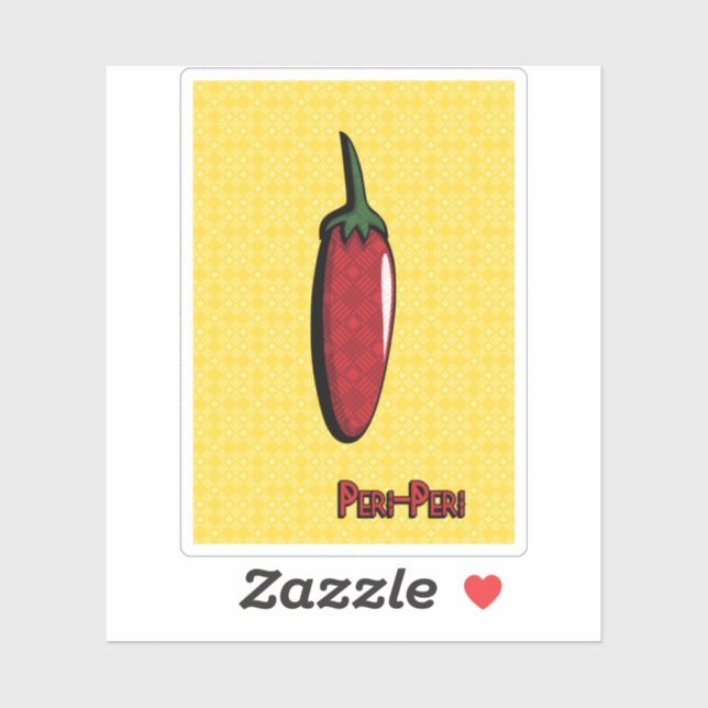 Adesivo Peri-Peri Chili Pepper (Folha)