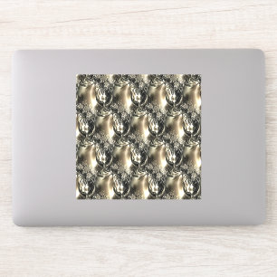 Adesivo Pérolas Douradas