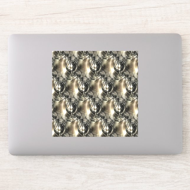 Adesivo Pérolas Douradas (Computador)