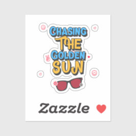 Adesivo Perseguindo o Sol do Ouro