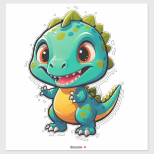 Adesivo Personagem de Dinossauro Bebê para Crianças