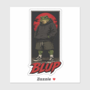 Adesivo Personagem de Streetwear Gráfica Doom The Toad