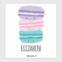 Personalização Personalizada do Kawaii Macarons Pa