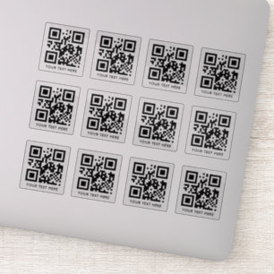 Adesivo Personalizado 12 Código QR verificável - Cortar Vi
