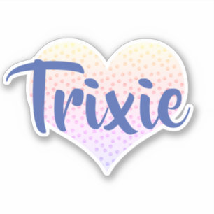 Adesivo personalizado coração com pegada de pata