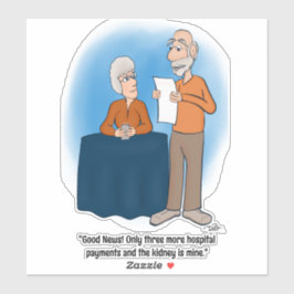 Adesivo Personalizado da Placa de Rim