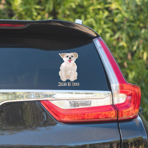 Adesivo Personalizado de Cachorro Morkie