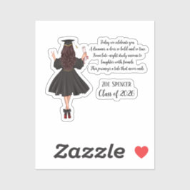 Adesivo Personalizado de Formatura