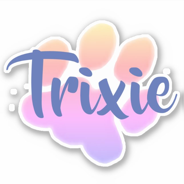 Adesivo personalizado de impressão digital do arco (Frente)