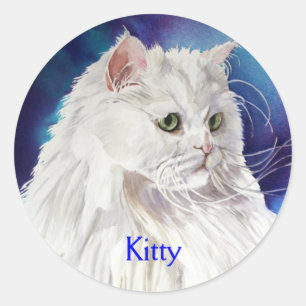 Adesivo Personalizado de Nome Personalizado de Cat
